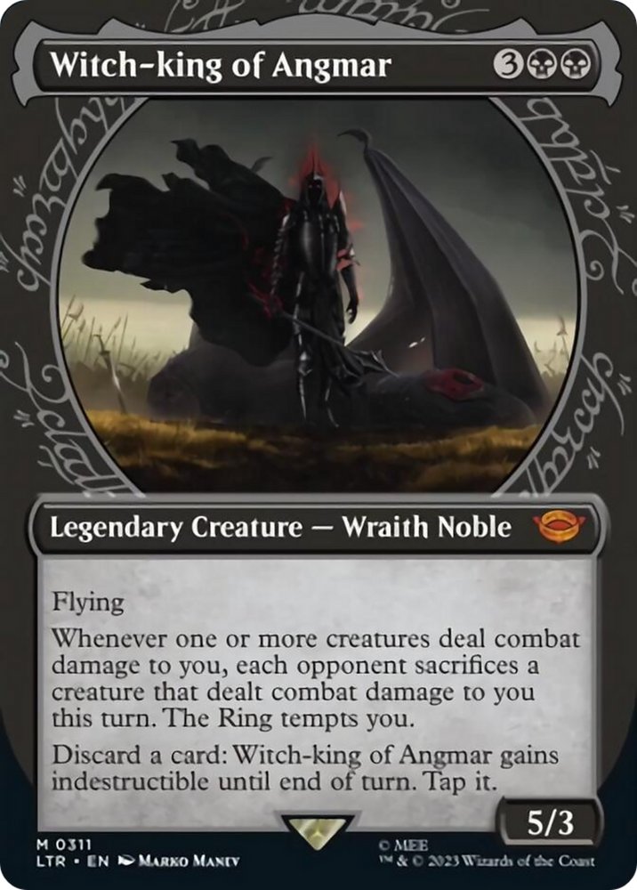 Witch-king of Angmar (Showcase Ring Frame) [The Lord of the Rings: Tales of Middle-Earth] Magic: The Gathering
