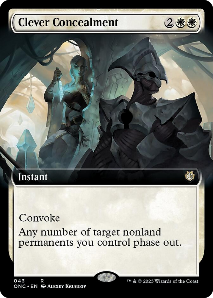 Clever Concealment (Extended Art) [Phyrexia: All Will Be One Commander] Magic: The Gathering