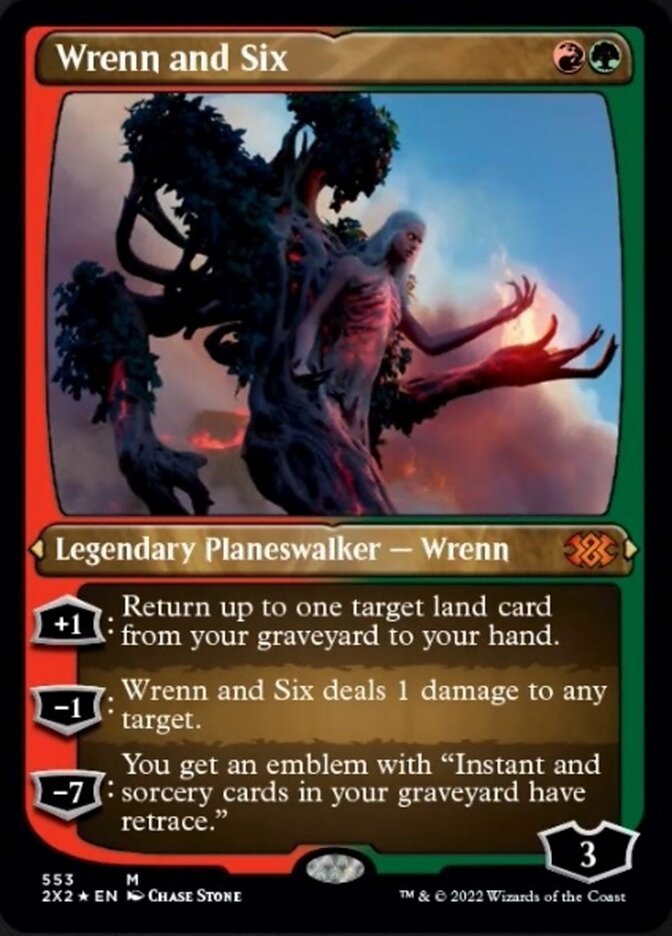 Wrenn and Six (Foil Etched) [Double Masters 2022] Magic: The Gathering