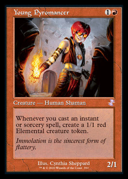 Young Pyromancer (Timeshifted) [Time Spiral Remastered] Magic: The Gathering