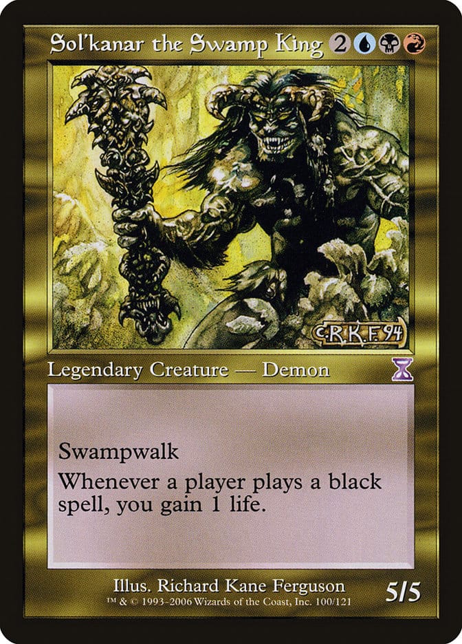 Sol'kanar the Swamp King [Time Spiral Timeshifted] Magic: The Gathering