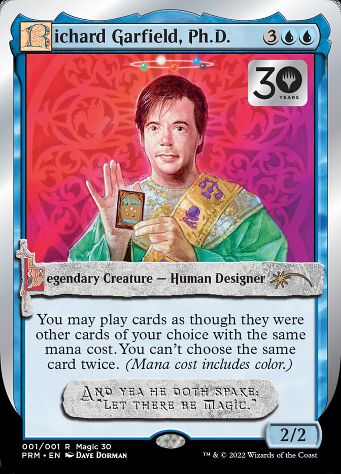 Richard Garfield, Ph.D. [30th Anniversary Promos] Magic: The Gathering