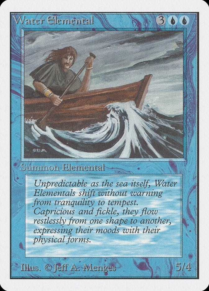 Water Elemental [Unlimited Edition] Magic: The Gathering