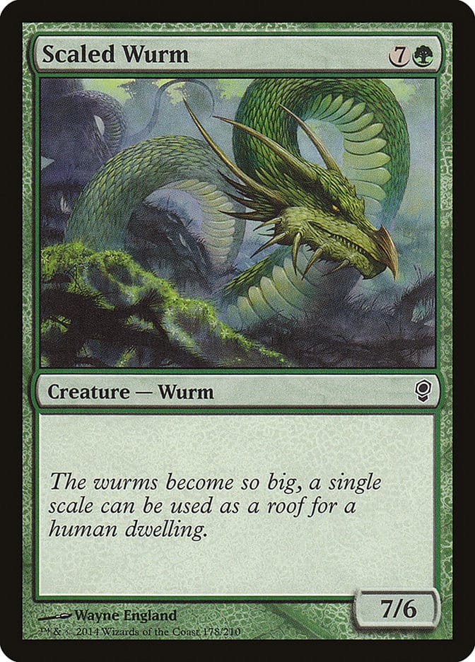 Scaled Wurm [Conspiracy] Magic: The Gathering
