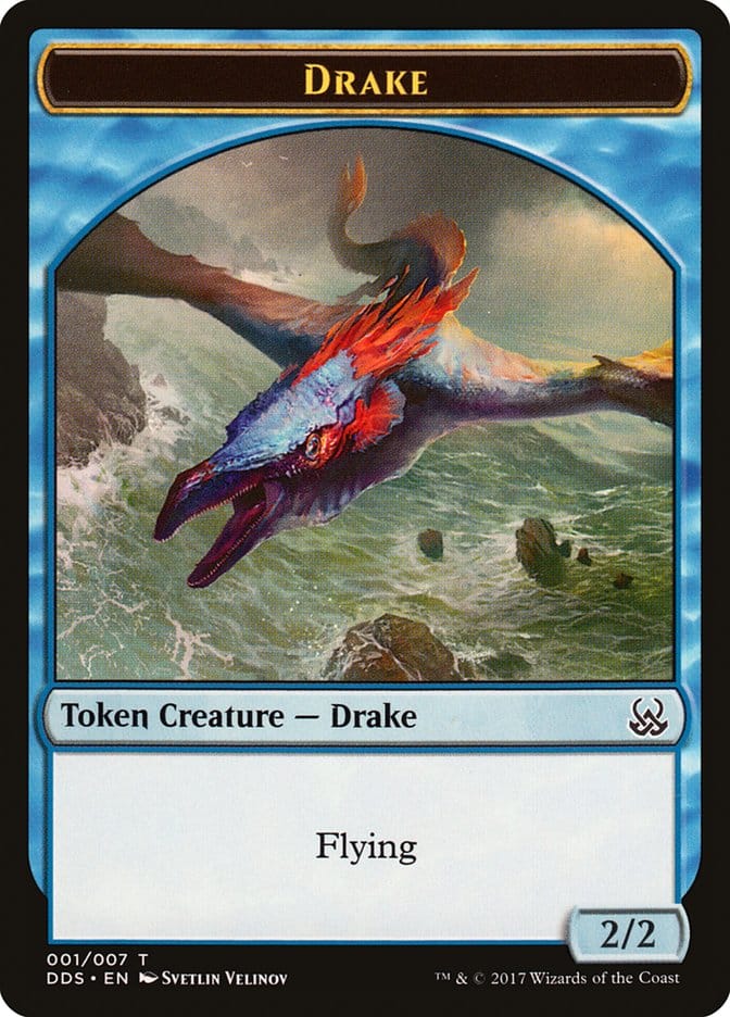 Drake Token [Duel Decks: Mind vs. Might Tokens] Magic: The Gathering