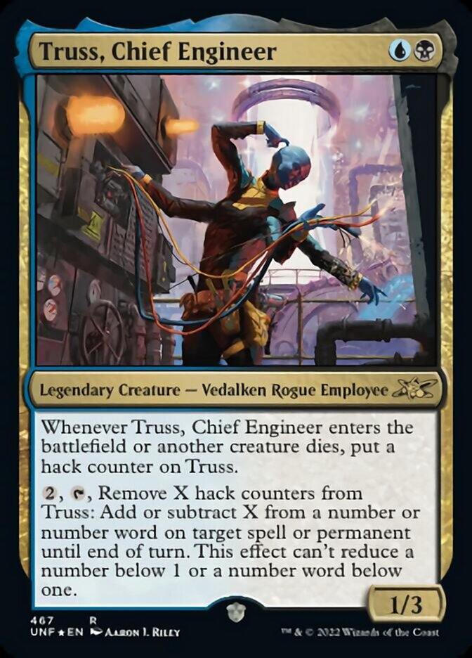 Truss, Chief Engineer (Galaxy Foil) [Unfinity] Magic: The Gathering