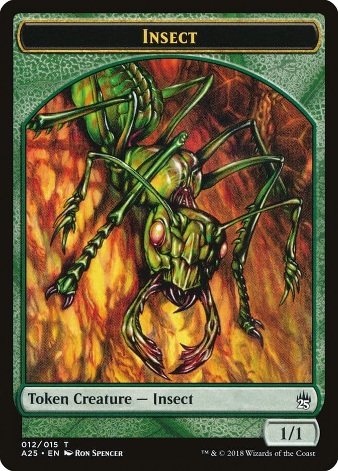 Insect Token [Masters 25 Tokens] Magic: The Gathering