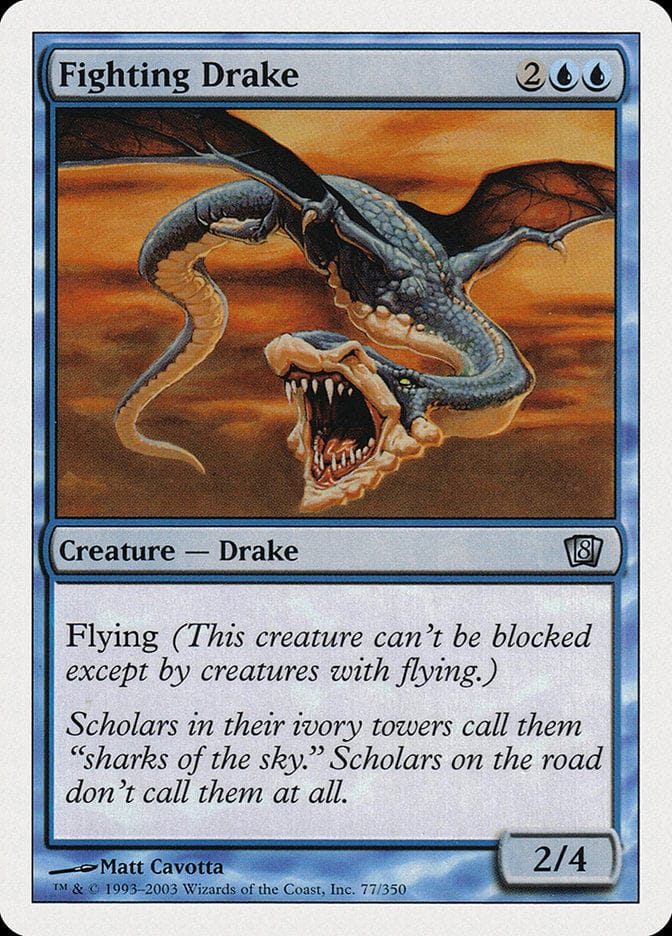 Fighting Drake [Eighth Edition] Magic: The Gathering