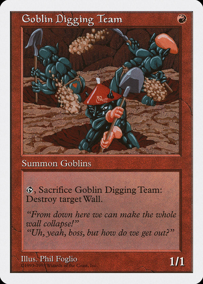 Goblin Digging Team [Anthologies] Magic: The Gathering