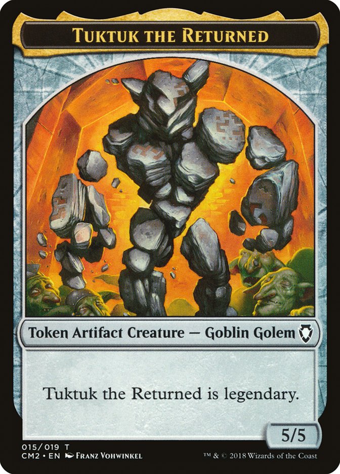 Tuktuk the Returned Token [Commander Anthology Volume II Tokens] Magic: The Gathering