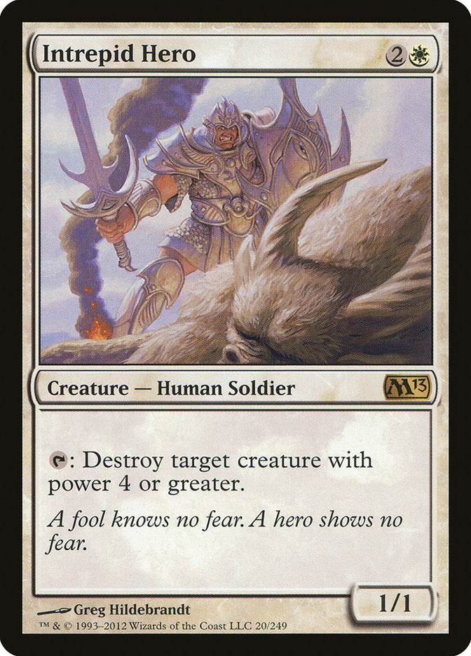 Intrepid Hero [Magic 2013] Magic: The Gathering