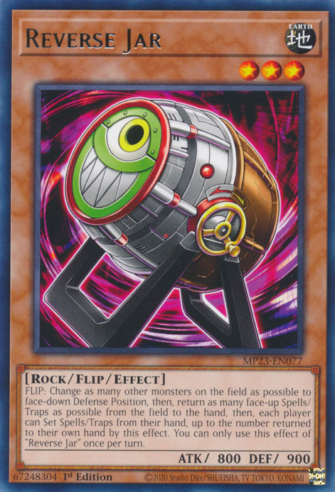 Reverse Jar [MP23-EN077] Common - Yugioh Cards For Your TCG Needs!