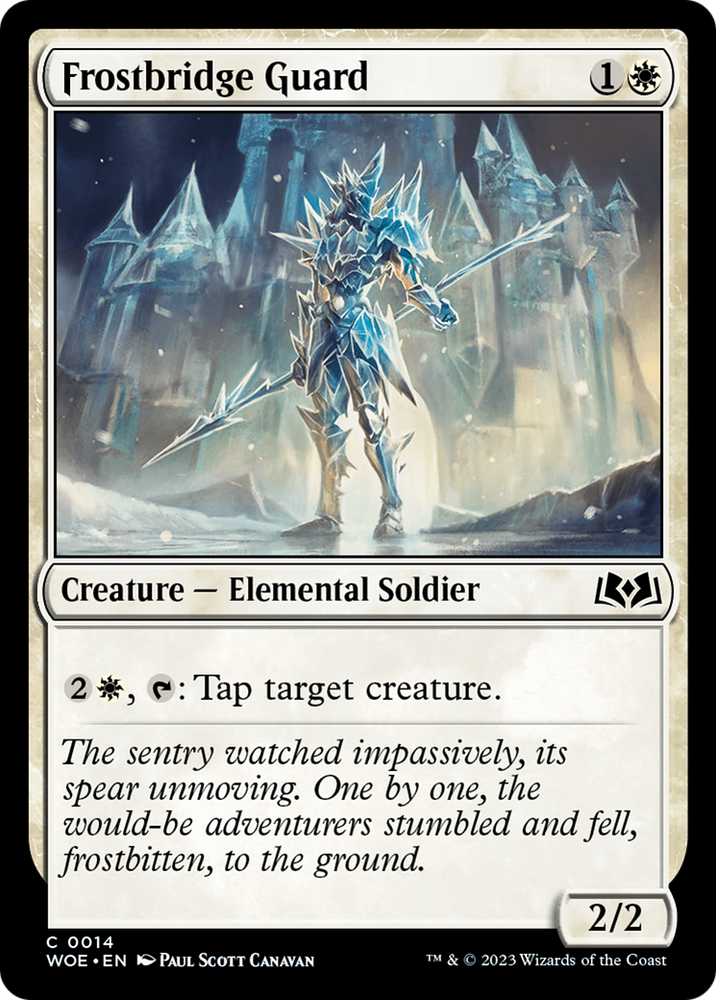 Frostbridge Guard [Wilds of Eldraine] Magic: The Gathering