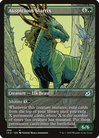 Auspicious Starrix (Showcase) [Ikoria: Lair of Behemoths] Magic: The Gathering