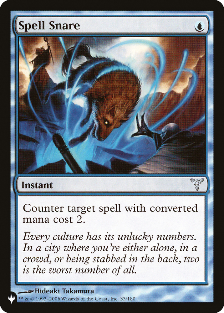Spell Snare [The List] Magic: The Gathering