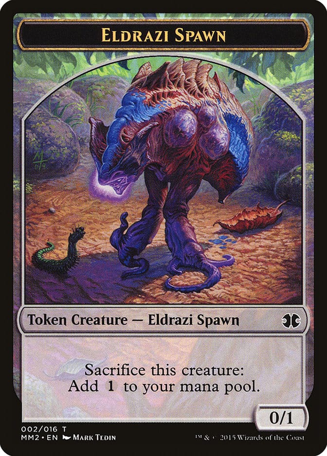 Eldrazi Spawn Token (002/016) [Modern Masters 2015 Tokens] Magic: The Gathering