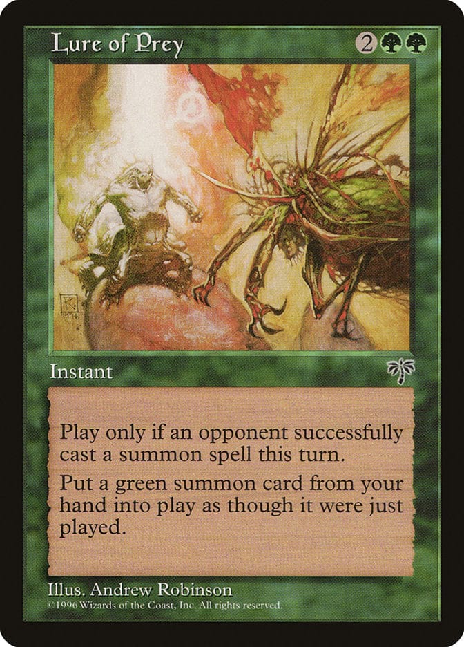 Lure of Prey [Mirage] Magic: The Gathering