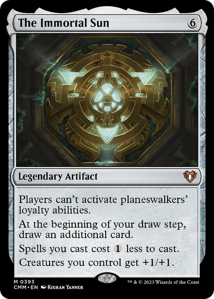 The Immortal Sun [Commander Masters] Magic: The Gathering