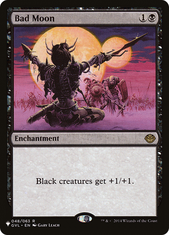 Bad Moon (DD3) [The List] Magic: The Gathering