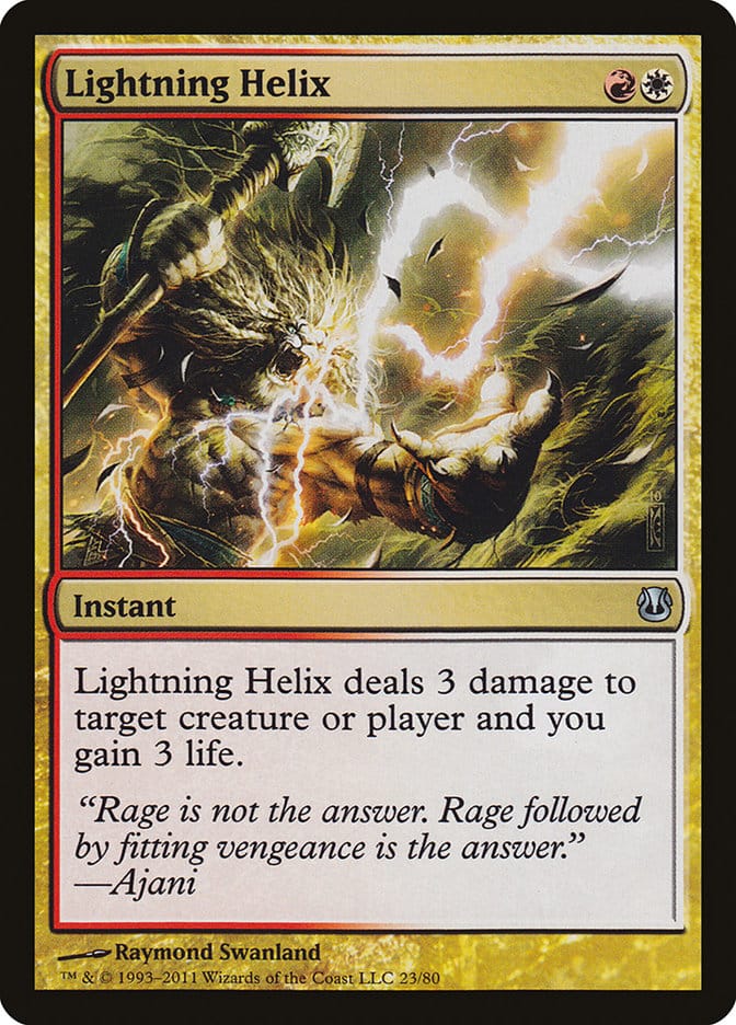 Lightning Helix [Duel Decks: Ajani vs. Nicol Bolas] Magic: The Gathering