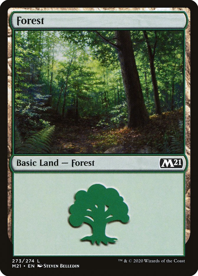Forest (273) [Core Set 2021] Magic: The Gathering