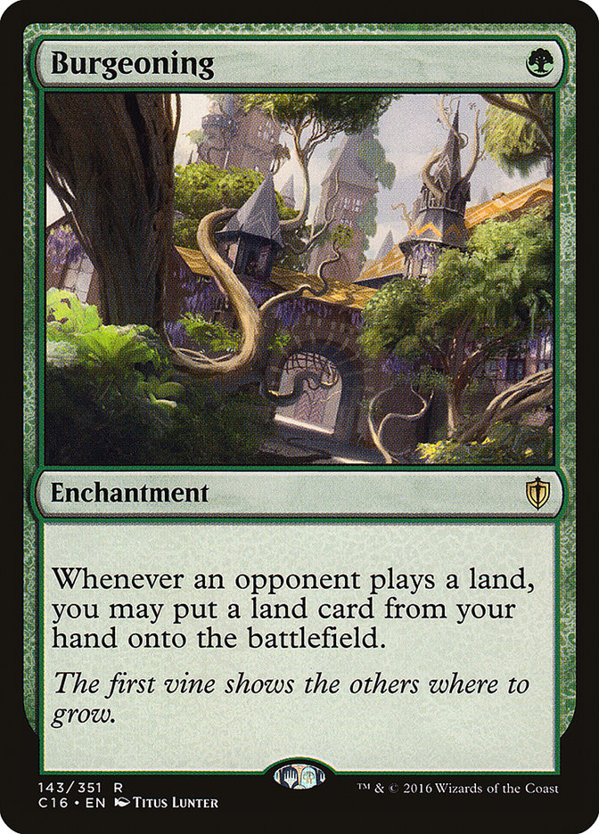 Burgeoning [Commander 2016] Magic: The Gathering