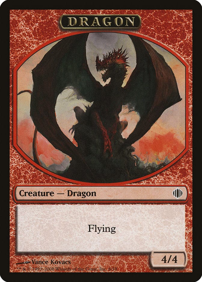 Dragon Token [Shards of Alara Tokens] Magic: The Gathering