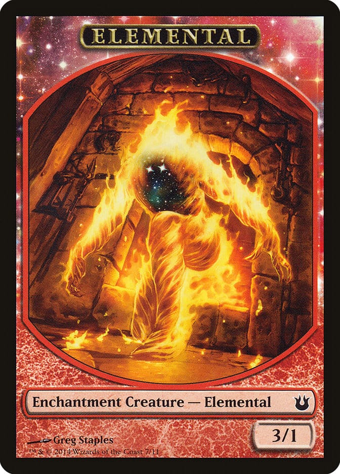 Elemental Token [Born of the Gods Tokens] Magic: The Gathering