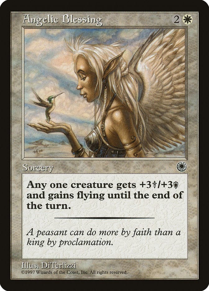 Angelic Blessing [Portal] Magic: The Gathering