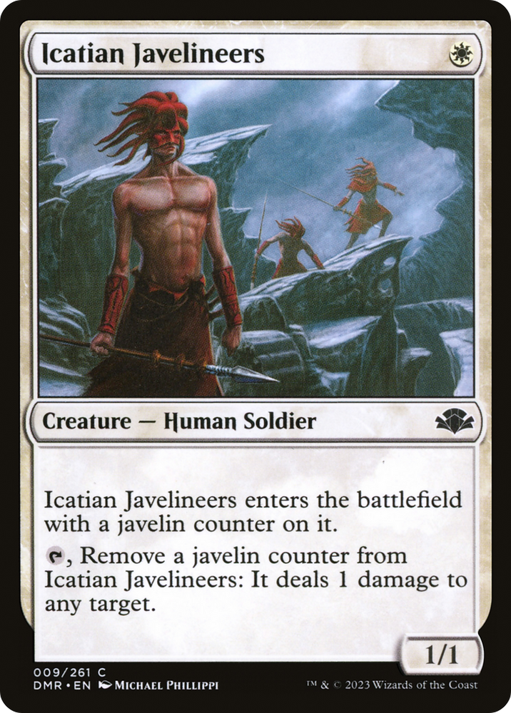 Icatian Javelineers [Dominaria Remastered] Magic: The Gathering