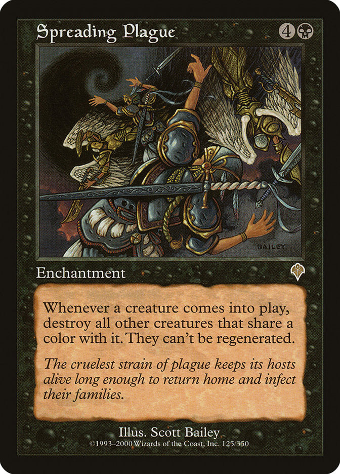 Spreading Plague [Invasion] Magic: The Gathering