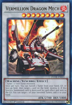 Vermillion Dragon Mech [DUDE-EN015] Ultra Rare - Yugioh Cards For Your TCG Needs!