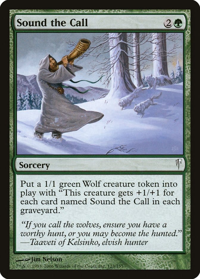 Sound the Call [Coldsnap] Magic: The Gathering