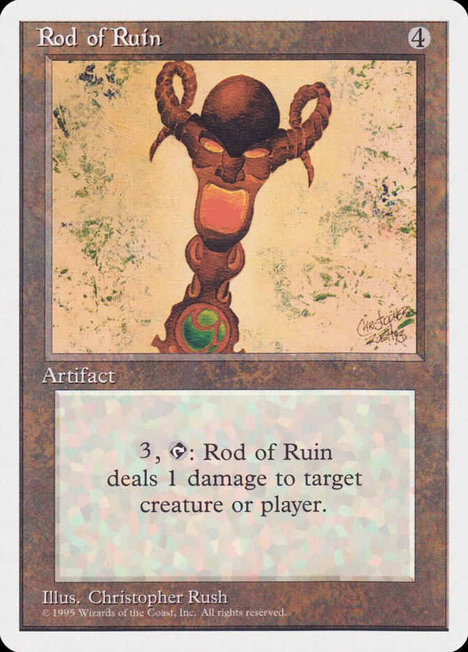 Rod of Ruin [Rivals Quick Start Set] Magic: The Gathering
