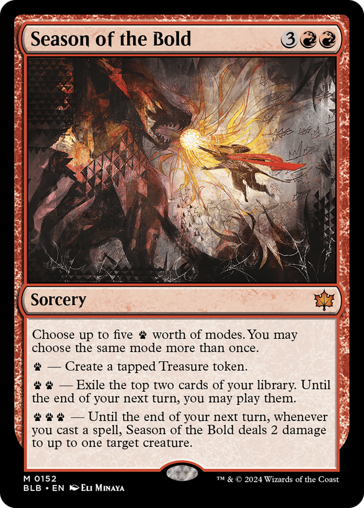 Season of the Bold [Bloomburrow] Magic: The Gathering