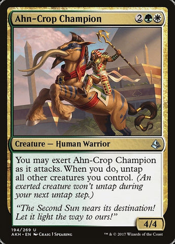 Ahn-Crop Champion [Amonkhet] Magic: The Gathering