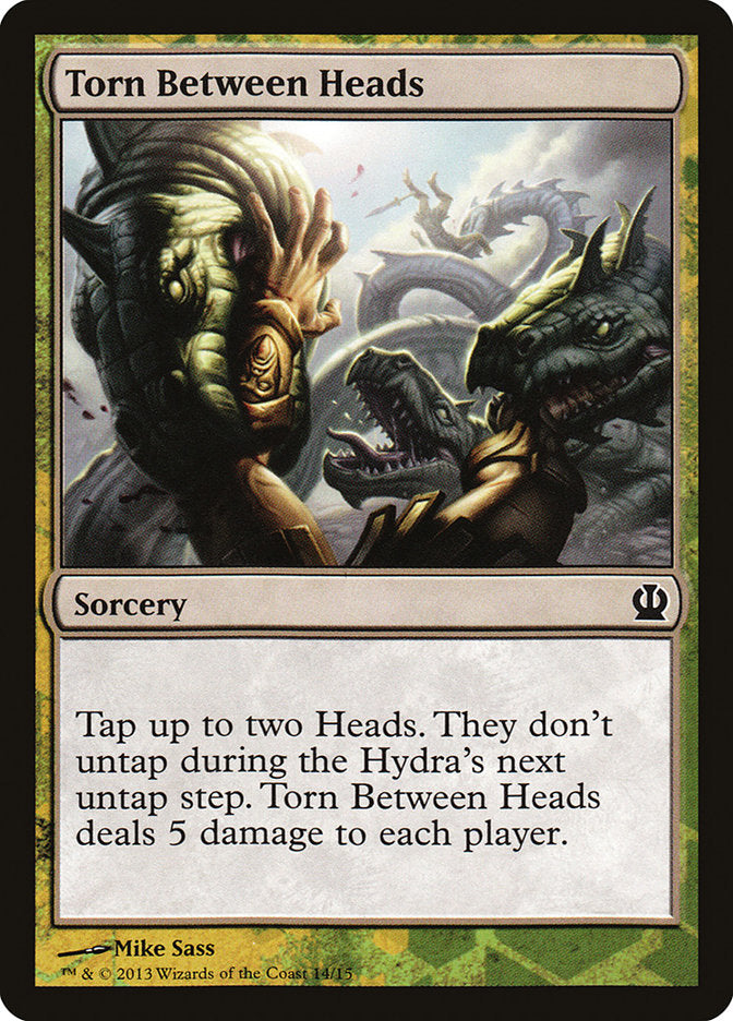 Torn Between Heads [Theros Face the Hydra] Magic: The Gathering