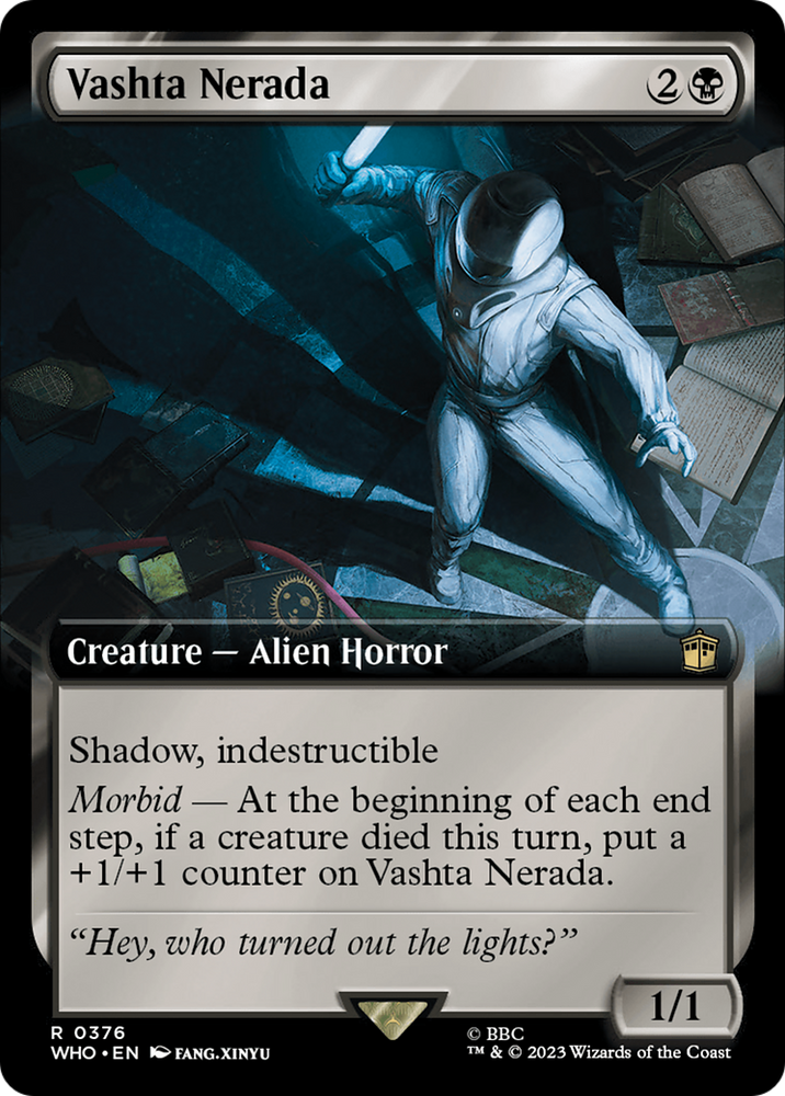 Vashta Nerada (Extended Art) [Doctor Who] Magic: The Gathering