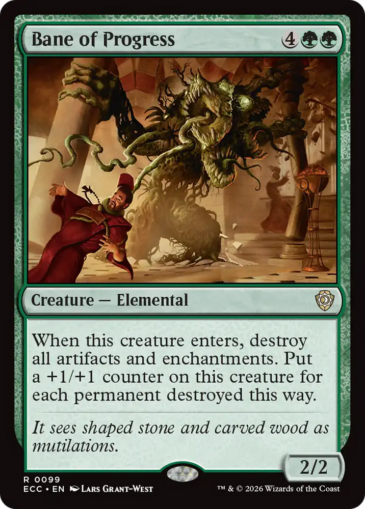 Bane of Progress [Lorwyn Eclipsed Commander] Magic: The Gathering