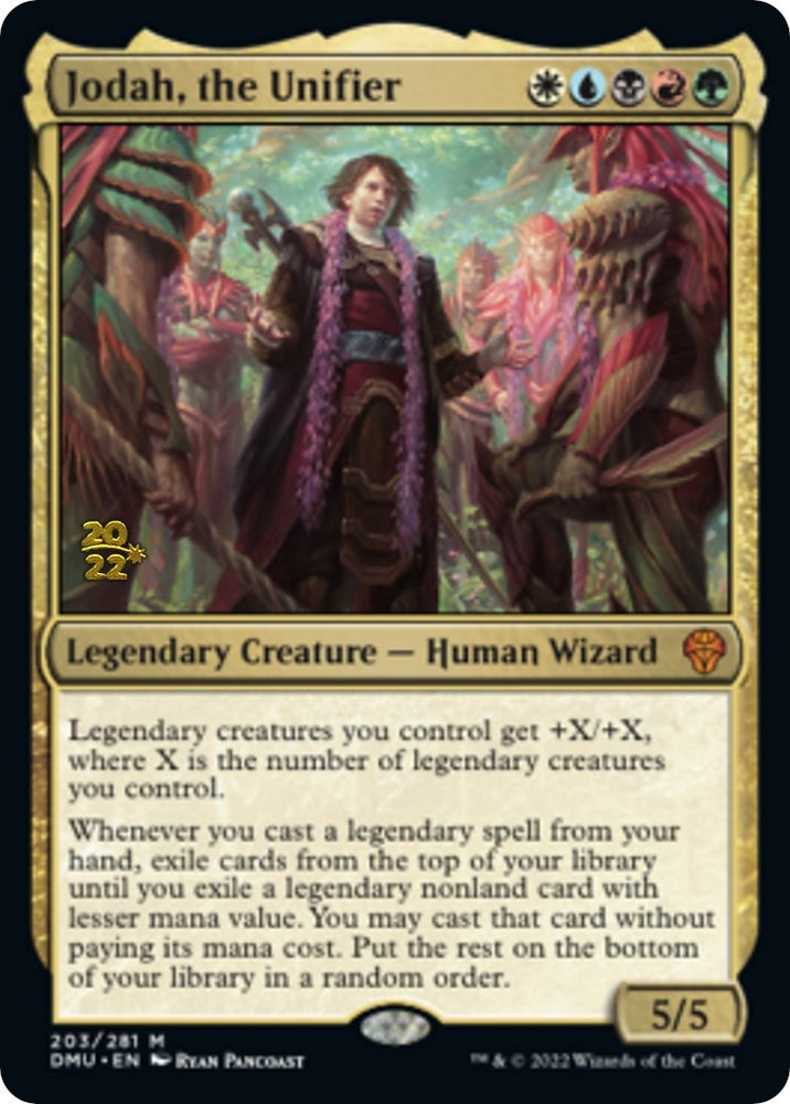 Jodah, the Unifier [Dominaria United Prerelease Promos] Magic: The Gathering