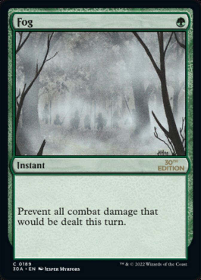 Fog [30th Anniversary Edition] Magic: The Gathering