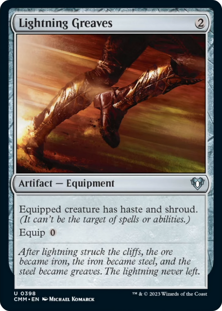 Lightning Greaves [Commander Masters] Magic: The Gathering
