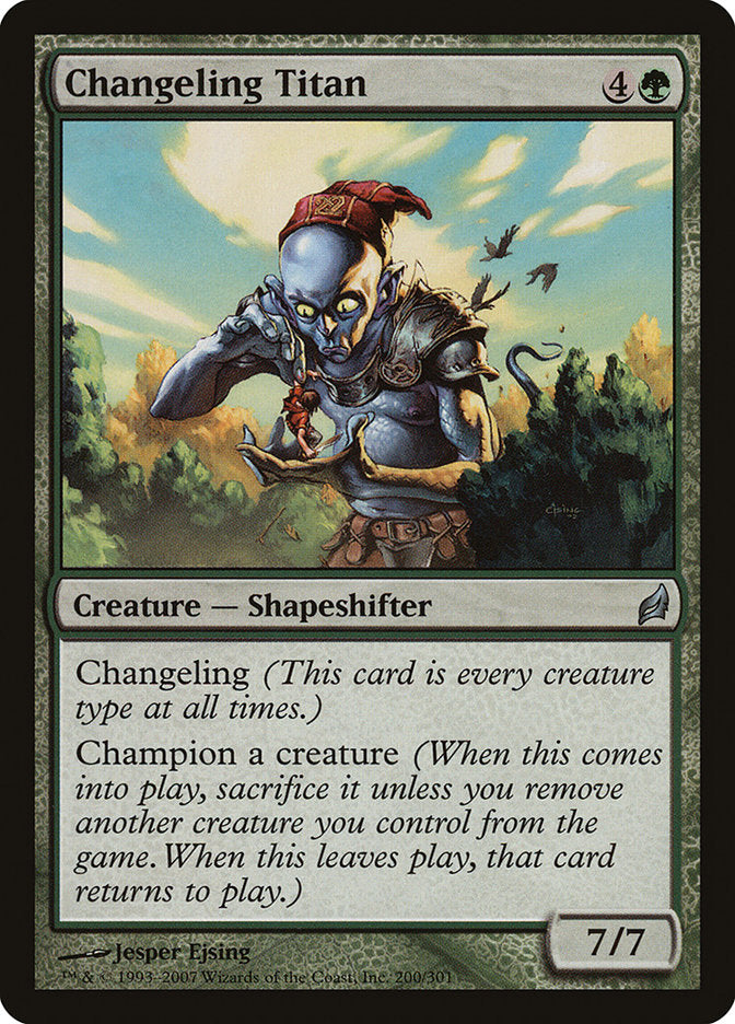 Changeling Titan [Lorwyn] Magic: The Gathering