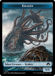 Phyrexian Germ // Kraken Double-Sided Token [Modern Horizons 3 Tokens] Magic: The Gathering