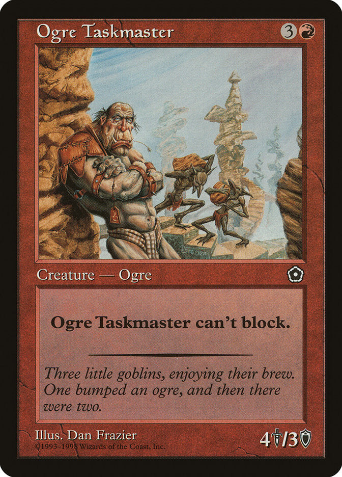 Ogre Taskmaster [Portal Second Age] Magic: The Gathering