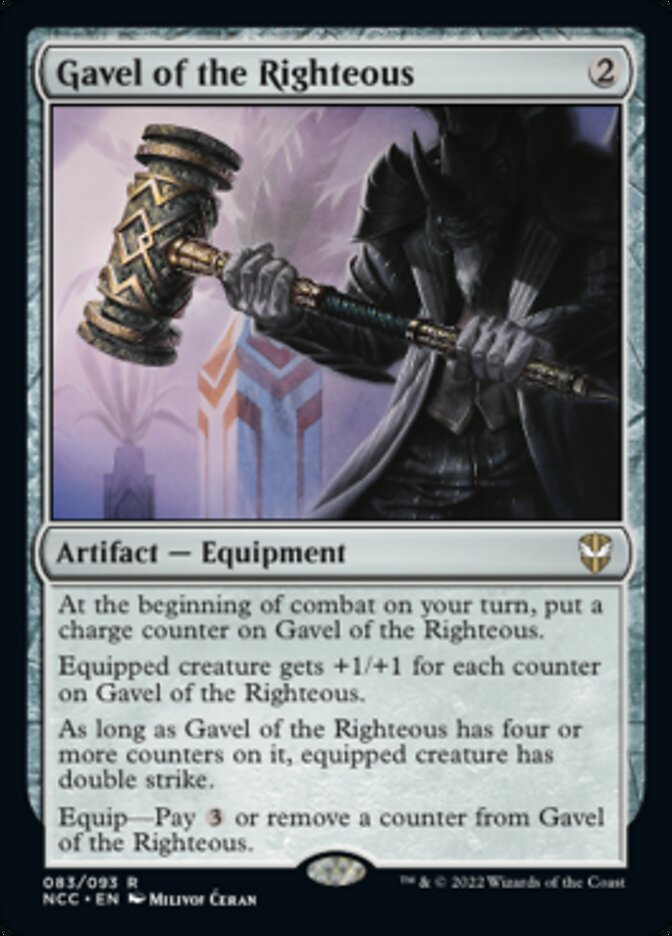 Gavel of the Righteous [Streets of New Capenna Commander] Magic: The Gathering