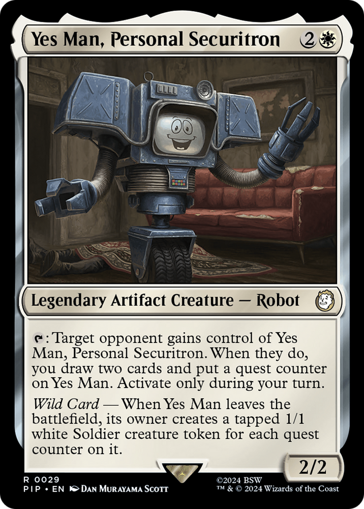 Yes Man, Personal Securitron [Fallout] Magic: The Gathering