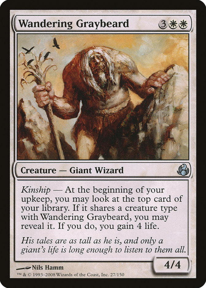 Wandering Graybeard [Morningtide] Magic: The Gathering