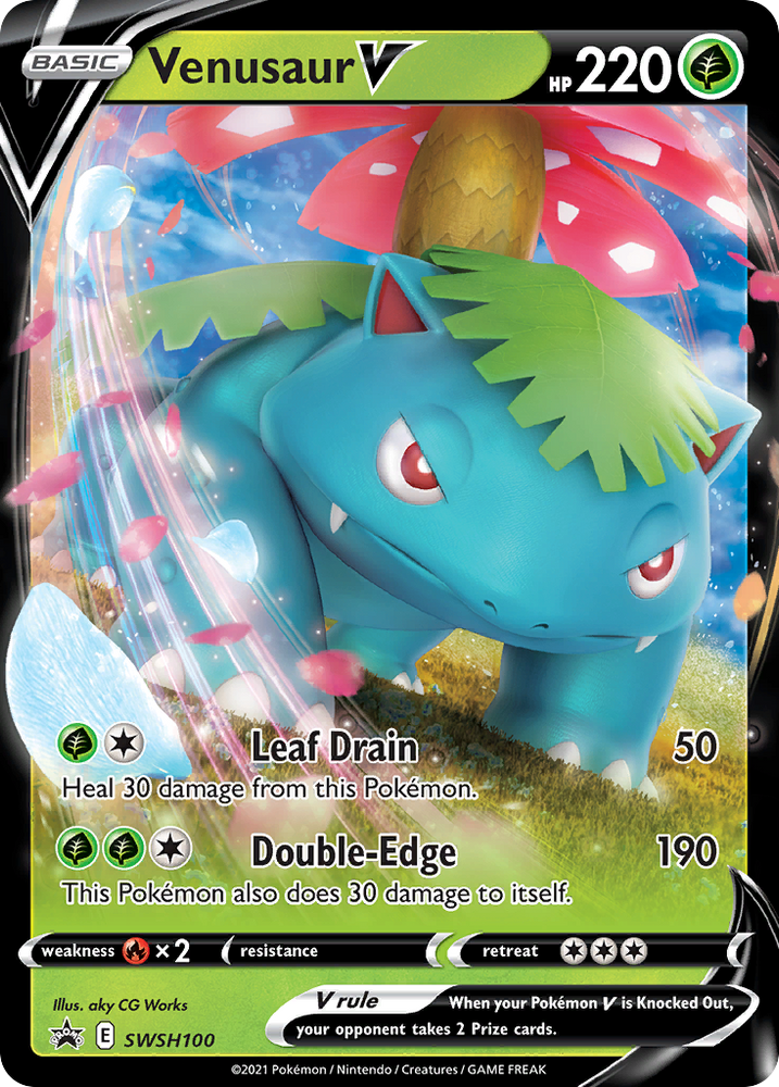 Venusaur V (SWSH100) [Sword & Shield: Black Star Promos] Pokémon
