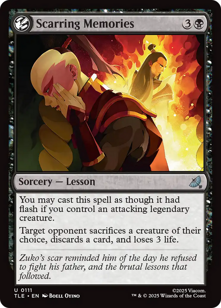 Scarring Memories [Avatar: The Last Airbender: Eternal-Legal] Magic: The Gathering